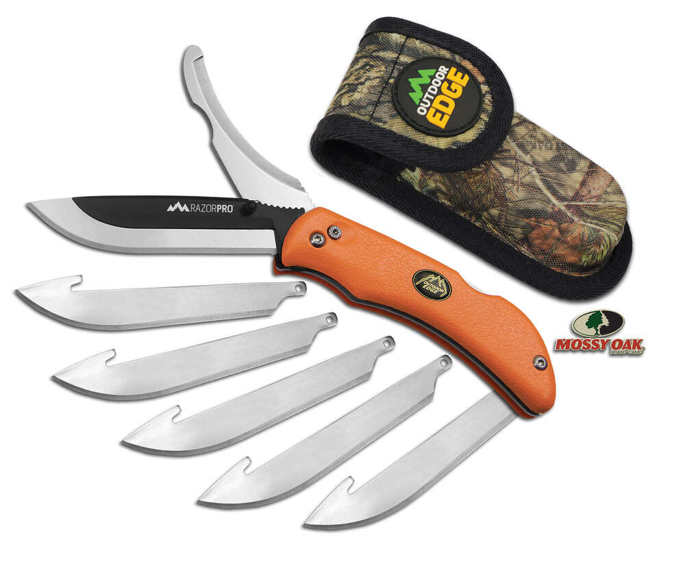 Knives Outdoor Edge RazorPro OD EDGE RAZOR-PRO G 3.5" 6 BLDS ORG • Model: RazorPro